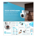 CAMARA IP WIFI "PICOO B1" 5MP TIOC *SMART DUAL LIGHT *VISION 360° *DETEC. HUMANOS Y VEHICULOS IA *AUTO TRACKING *WIFI 6 *IP66 *SLOT MICRO SD HASTA 256GB - Imagen 1