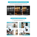 CAMARA IP WIFI 5X5MP DOBLE LENTE TIPO PT **DETECCIÓN DUAL *CONTROL DE RONDA *SIRENA Y LUZ DE ALARMA *DETEC. PERSONAS Y VEHICULOS IA *IP66 *MICRO SD HASTA 256GB - Imagen 5