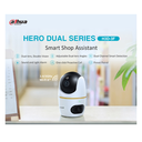 CAMARA WIFI TIPO PT C/ DOBLE LENTE 3+3MP *ANGULOS DE VISIÓN AJUSTABLES *LLAMADA A UN TOQUE *DETEC. DE PERSONAS Y MASCOTAS *AUTO TRACKING *MICRO SD HASTA 256GB - Imagen 1