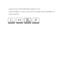 SWITCH GIGABIT DE 5 PUERTOS *PUERTOS 1-5: 5 × 10/100/1000 BASE-T *CAPACIDAD DE CONMUTACIÓN 10 Gbit *TASA DE REENVIO DE PAQUETES 7.44 Mpps *PLÁSTICA - Imagen 1