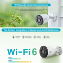 CAMARA IP WIFI BALA 3MP *DISUACION ACTIVA *DETEC. IA VEHICULO Y PERSONAS *AUDIO BIDIRECCIONAL *LUZ ROJA Y AZUL DE DISUACIÓN *IP67 *RANURA MICRO SD MAX 256GB - Imagen 2