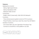 JOYSTICK PARA PTZ Y DVR *CONEXION RS485, RS422, USB, RS232 Y RJ45 *AUTO SCAN *SE CONVECTA CON LAS PLATAFORMAS SMARTPSS O DSS POR MEDIO DE USB *SO LINUX - Imagen 1