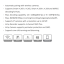 GRABADOR IP WIFI DE 4CH *6th GENERACION WIFI *SMD PLUS *PROTECCIÓN PERIMETRAL *1 HDD HASTA 20TB *2 USB, 1HDMI, 1 VGA, 1 RJ45 *ONVIF - Imagen 1