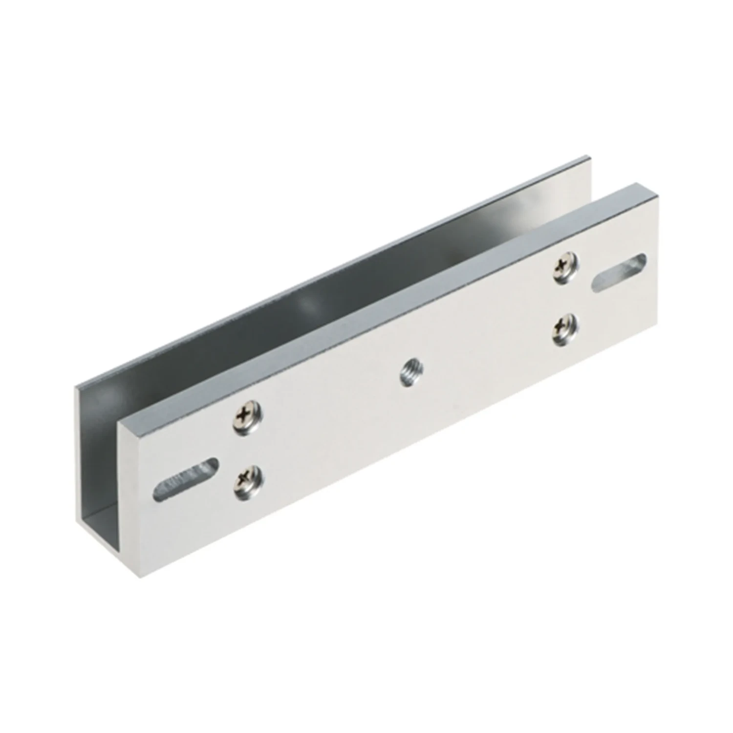 BRACKET U P/CERRADURA DHI-ASF180U-V1 *BLINDEX/ALUMINIO/METAL *ALUMINIO DE ALTA RESISTENCIA *APERTURA PARA PUERTA DE 90 GRADOS - Imagen 1