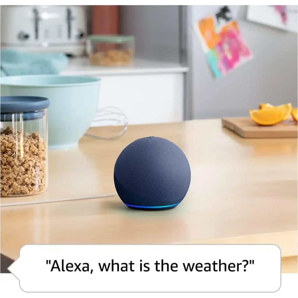 AMAZON ALEXA ECHO DOT 5TA GEN NEGRO*SONIDO MEJORADO Y BAJOS POTENTES*CONTROLA HOGAR INTELIGENTE*WIFI DOBLE BANDA*CONECTIVIDAD BLUETOOTH Y MATTER*BOTON DE SILENC AMAZON C2N6L4-N - Imagen 3