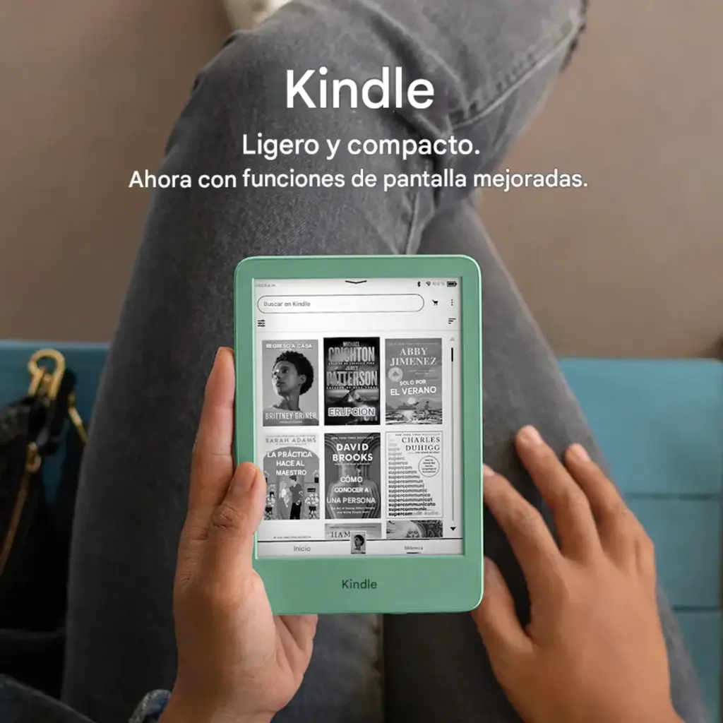 AMAZON KINDLE MATCHA 2024 16GB*PANTALLA 6" 300ppp*LUZ FRONTAL INTEGRADA*6 SEMANAS DE BATERIA*WIFI 2.4 y 5GHz*MULTIPLES FORMATOS*VOICEVIEW*ULTRALIGERO 158g AMAZON B0CNVCQZG1 - Imagen 2