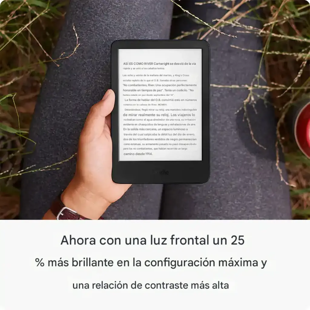 AMAZON KINDLE MATCHA 2024 16GB*PANTALLA 6" 300ppp*LUZ FRONTAL INTEGRADA*6 SEMANAS DE BATERIA*WIFI 2.4 y 5GHz*MULTIPLES FORMATOS*VOICEVIEW*ULTRALIGERO 158g AMAZON B0CNVCQZG1 - Imagen 3