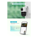 CAMARA IP WIFI 3X3 MP DOBLE LENTE TIPO PT *DETECCIÓN DUAL *CONTROL DE RONDA *SIRENA Y LUZ DE ALARMA *DETEC. PERSONAS Y VEHICULOS IA *IP66 *MICRO SD HASTA 256GB - Imagen 4