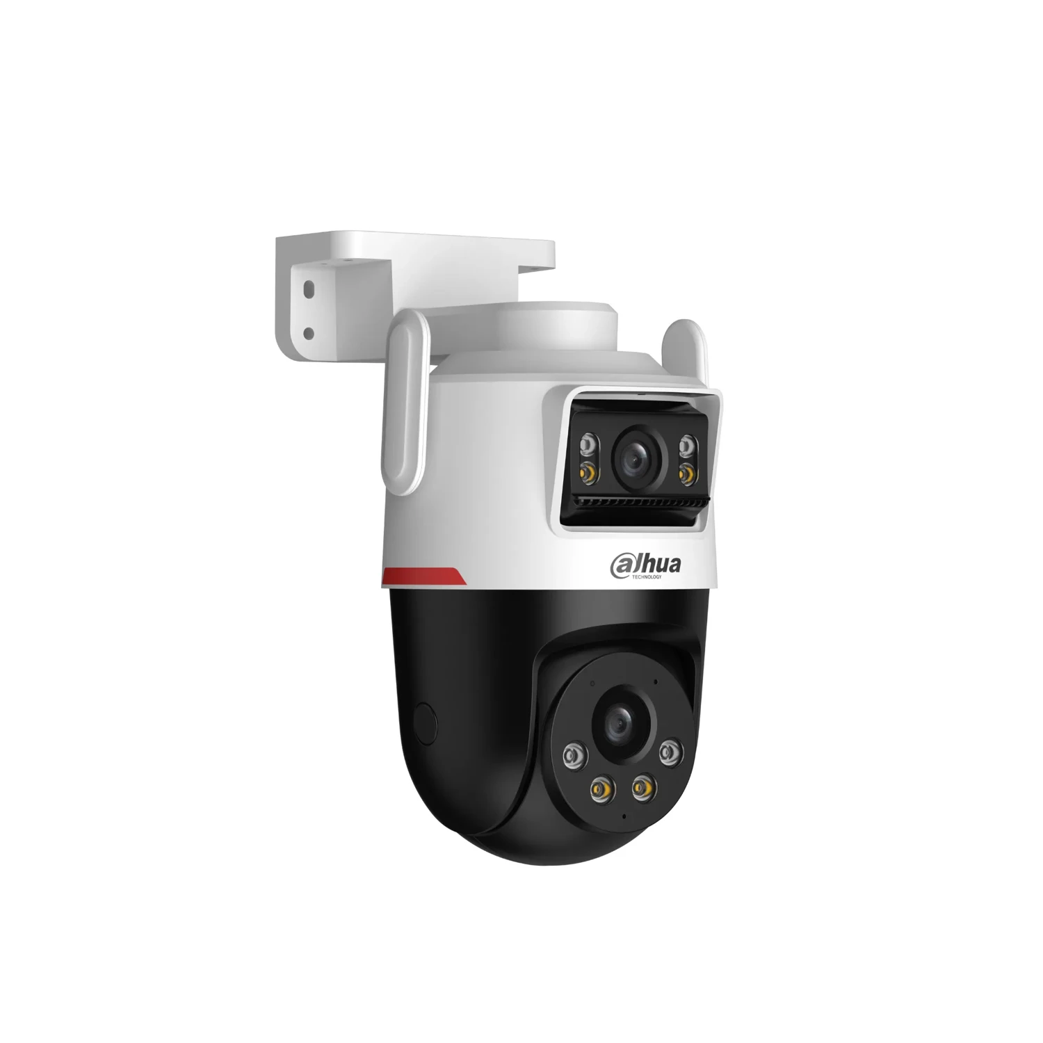 [DH-IPC-P3DP-3F-PV-P-PRO] CAMARA IP TIPO PT WIFI DOBLE LENTE 3+3MP WIZCOLOR*AUDIO BIDIRECCIONAL *WIFI 6 *DETEC. DE PERSONAS Y VEHICULOS *IP 66 *MICRO SD HASTA 256GB *RASTERO *1 RJ45