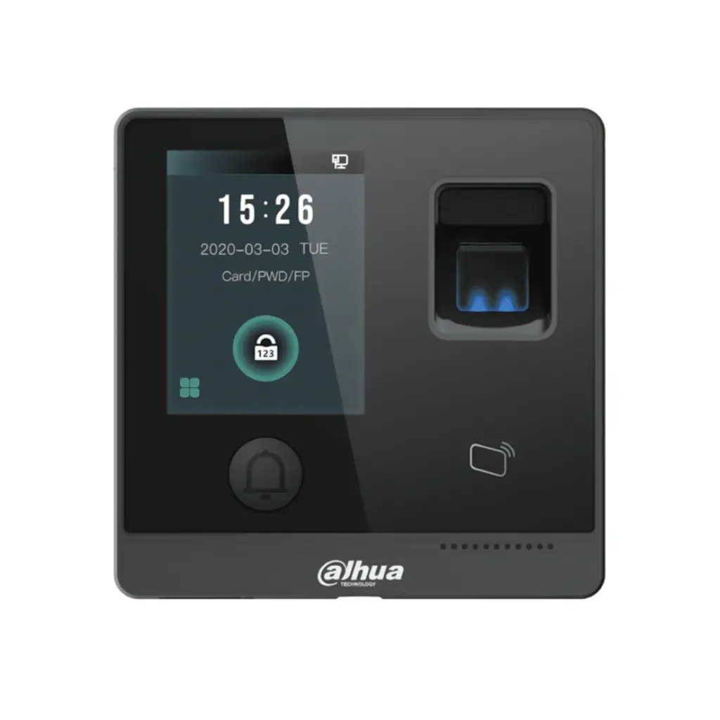 [DHI-ASI1212F-D] CONTROL DE ACCESO *3.000 HUELLAS *30.000 TARJETAS *30.000 PASSWORDS *150.000 REGISTROS *APERTURA REMOTA DESDE APP *TCP/IP *E&S DE ALARMA *BOTON DE APERTURA