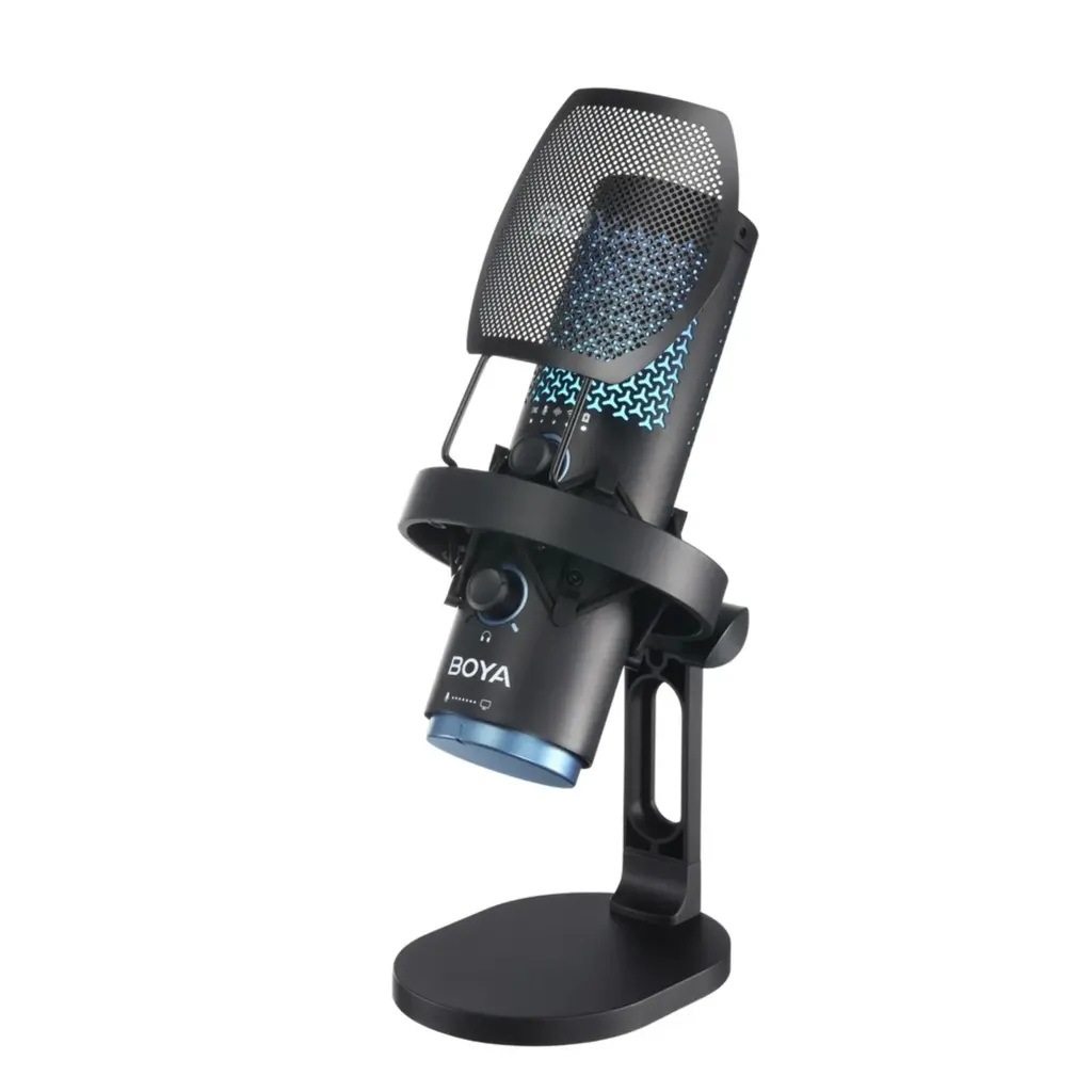 MICROFONO INALAMBRICO DE CONDENSADOR RGB*CALIDAD HIFI 48KHz/24bits*REDUCCION DE RUIDO DE UN SOLO TOQUE*CARDIOIDE*BATERIA DE 20Hr-50Hr CON Y SIN RGB*ALCANCE 10M